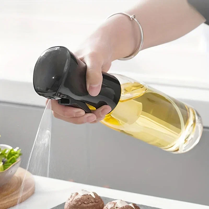 200-500ml Oil Spray Bottle – Refillable Cooking Dispenser for Olive Oil, Vinegar & Sauces