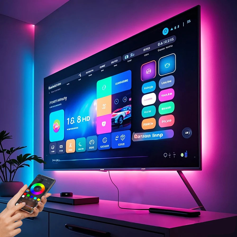 RGB LED Backlight with App Control and Music Sync