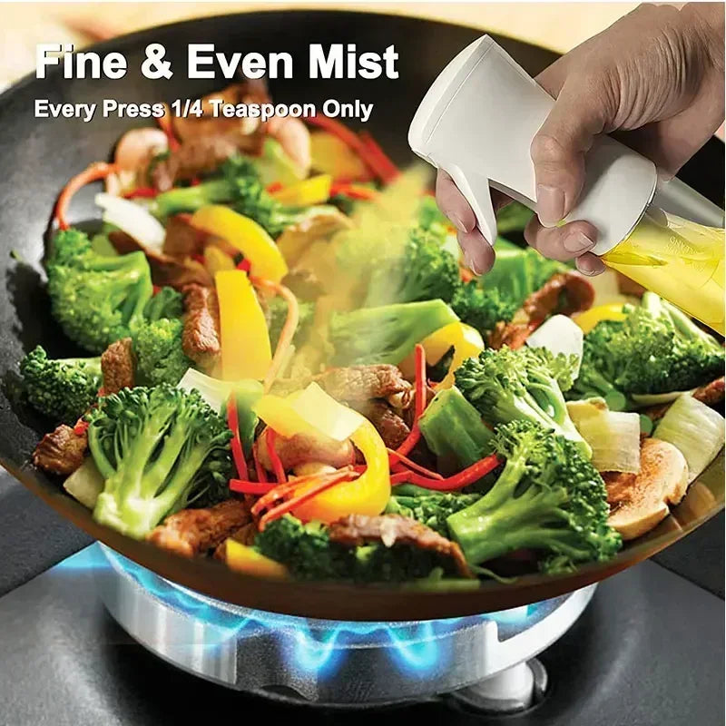 200-500ml Oil Spray Bottle – Refillable Cooking Dispenser for Olive Oil, Vinegar & Sauces