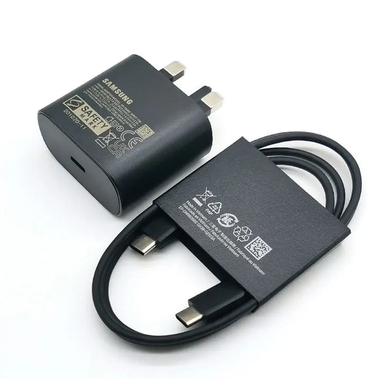 Samsung 25W UK Plug Fast Charger Adapter for S/A Series | Galaxy Z Flip & Fold