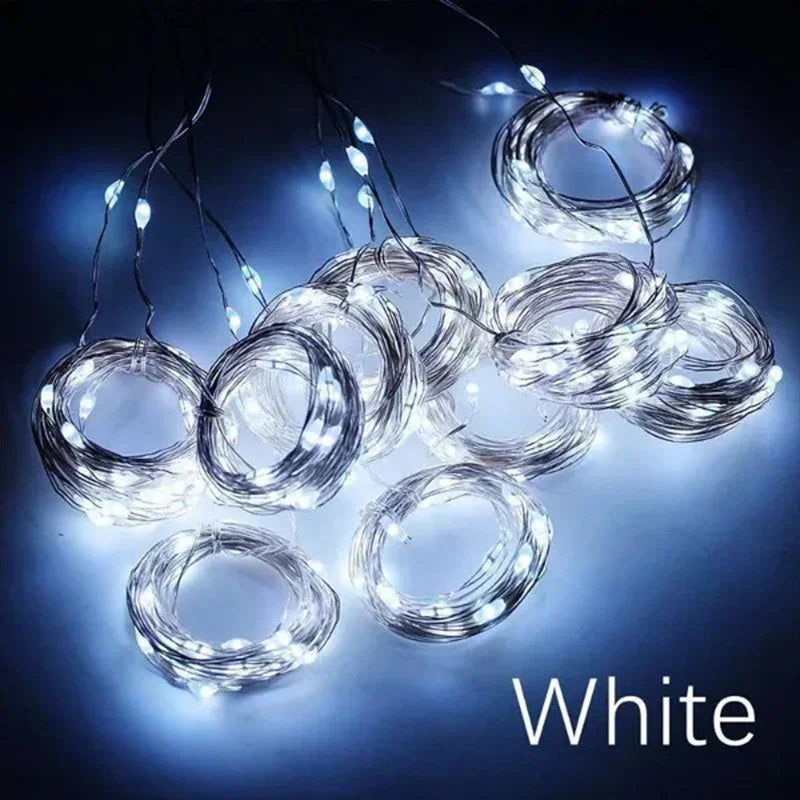 3M LED Curtain String Lights | 8 Modes USB Fairy Lights | Festive & Party Decor