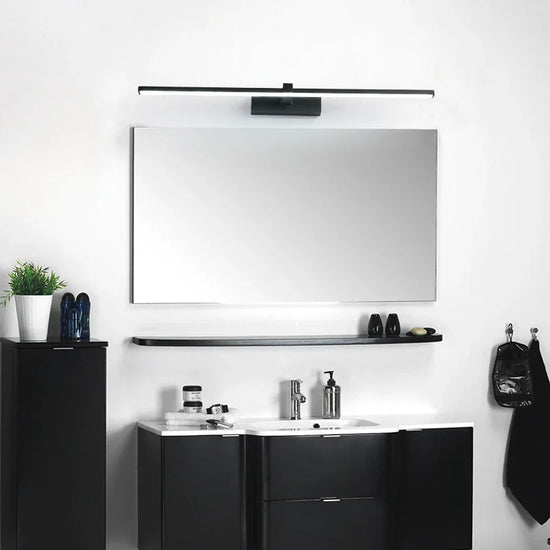 Modern LED Wall Light - Tri-Color Dimmable Bathroom Mirror Lamp